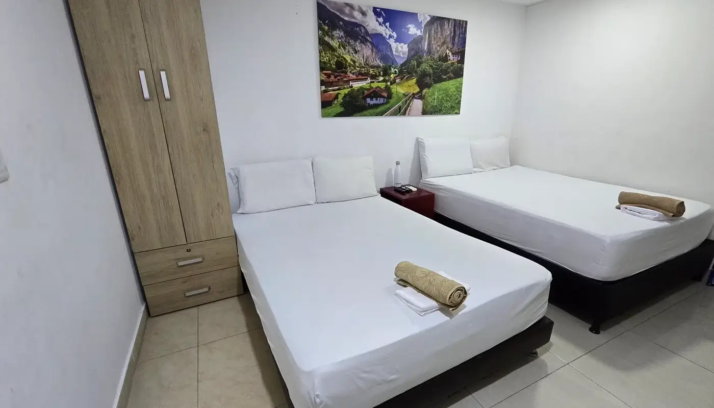 habitación doble por dias en el rodadero