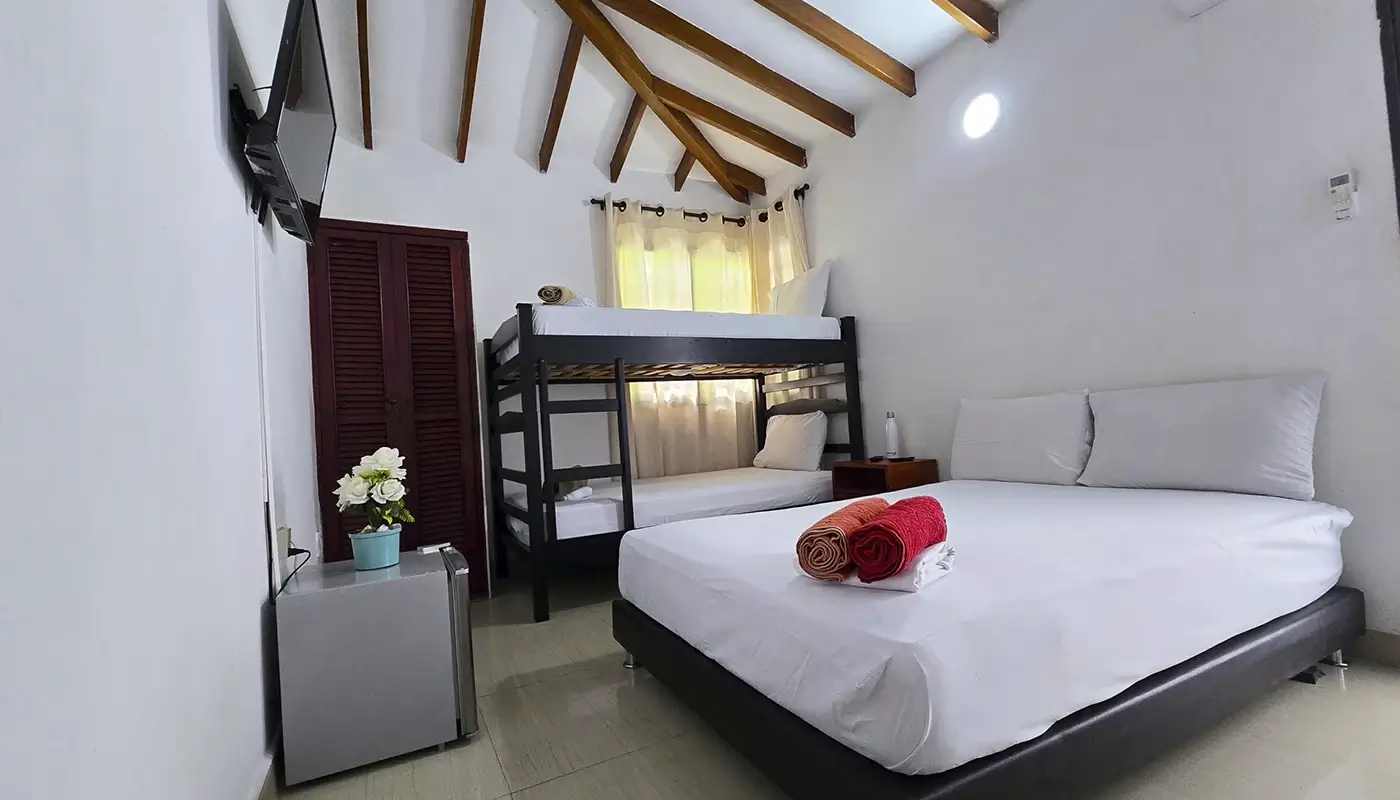 habitación para grupos rodadero